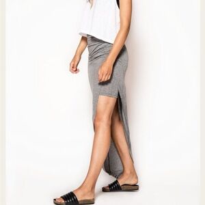 JUST FEMALE COMME SKIRT - GRAY